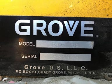 Grove Rough Terrain Crane Rt650E 210405