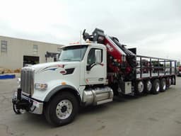 Bik Articulating Cranes Fc 92 Front Mount On Peterbilt 567