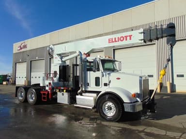 Elliott Boom Truck 1881 On Peterbilt 365 Tractor
