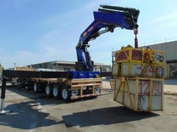 Pm Articulating Cranes 100024 Rear Mount On Michigan Trailer