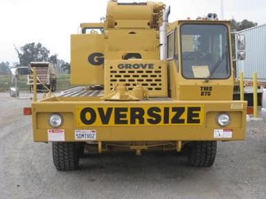 Grove Hydraulic Truck Crane Tms875 201198