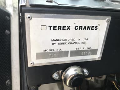 Terex Hydraulic Truck Crane T340 211560