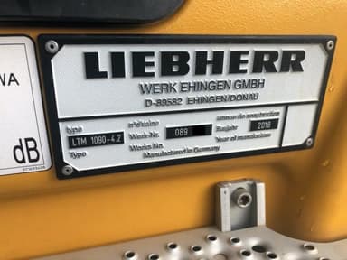 Liebherr All Terrain Crane Ltm1090 4 2