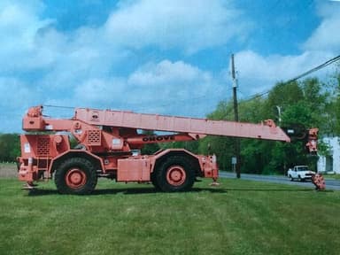 Grove Rough Terrain Crane Rt630