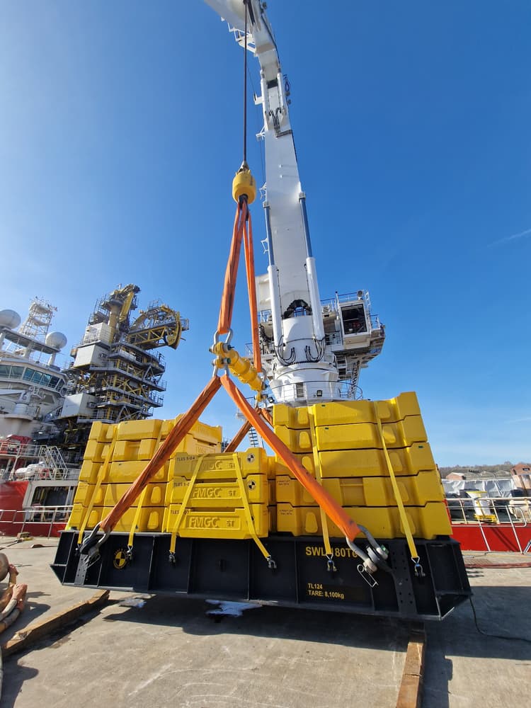 Modulift Spreader Helps Crane Calibration