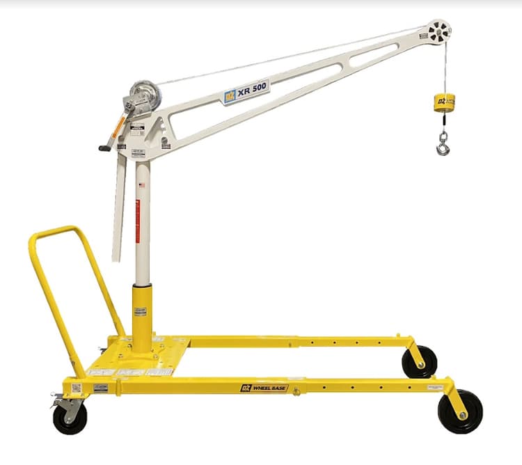 Oz Lifting Launches Wheeled Base for Davit Cranes