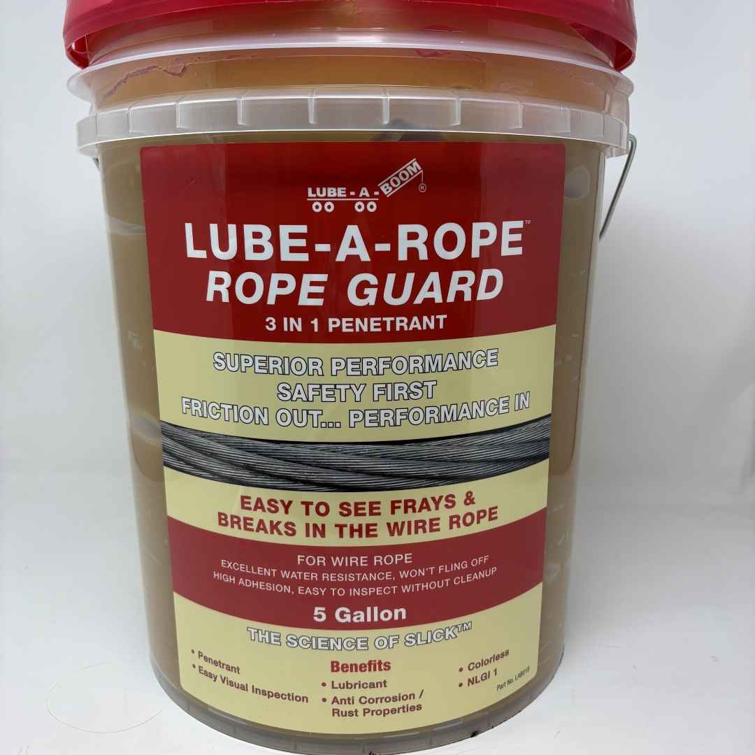 LUBE-A-BOOM Launches Rope Guard Wire Rope Lubricant