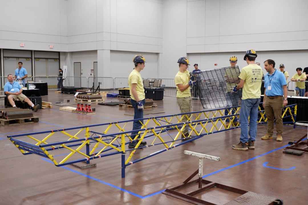 Engineering Students Take On Steel Bridge Challenge