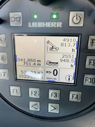 2017 LIEBHERR LTM 1250-5.1  300 US TON (250 METRIC TON) ALL TERRAIN CRANE
