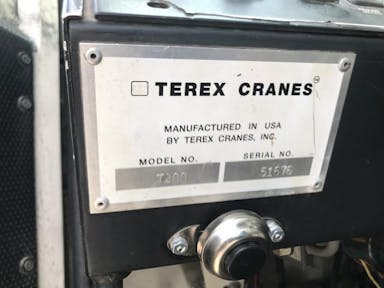 Terex Hydraulic Truck Crane T340 211560